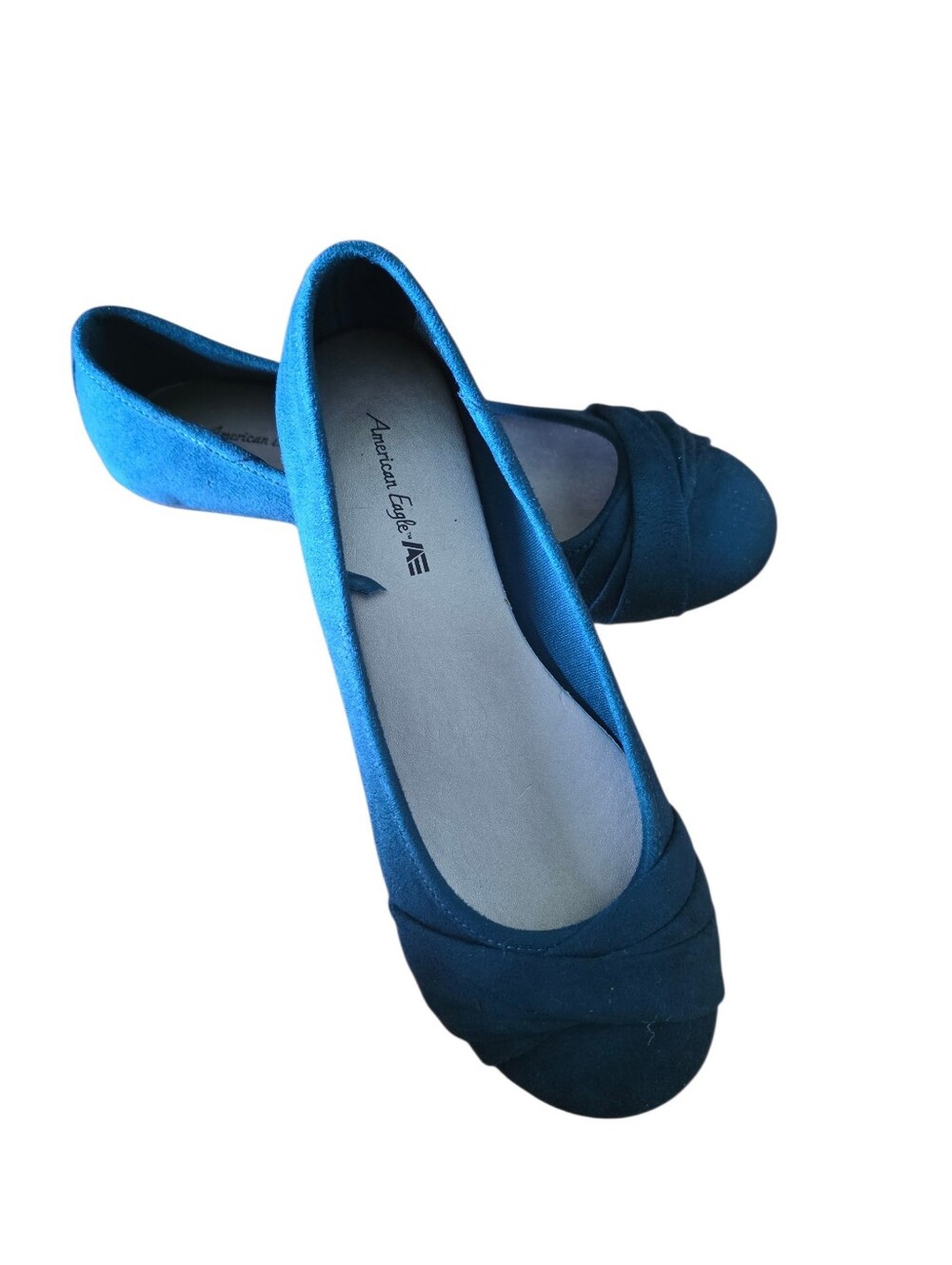 American Eagle Outfitters Two-Tone Blue Ballet Flats